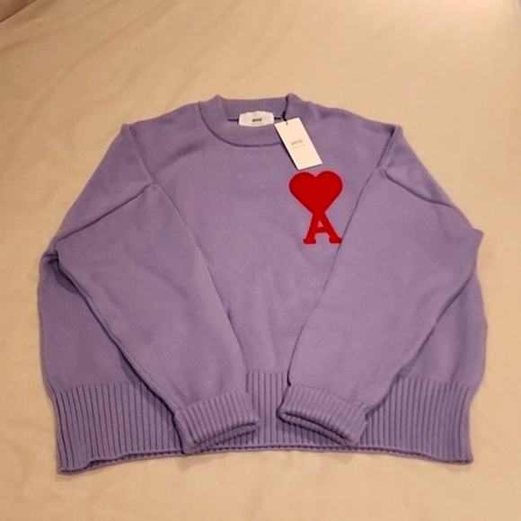 AMI PARIS purple sweater - Picture 2 of 7